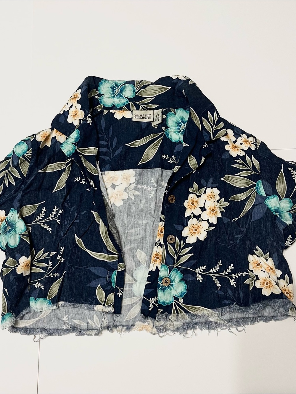 Cropped Hawaiian Shirt